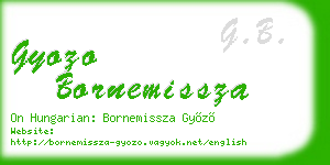 gyozo bornemissza business card